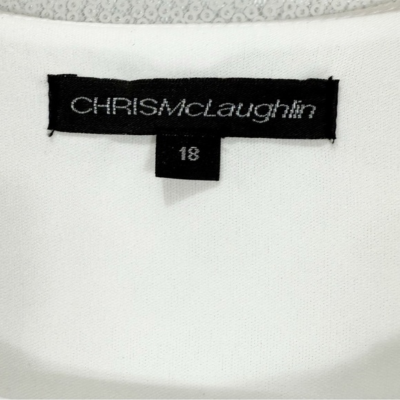 Chris McLaughlin White Lace Dress size 18 women’s - Picture 10 of 11